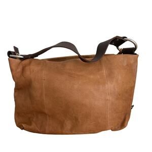 Ellington Leather Hobo Maple Brown Leather Shoulder Bag